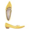 Marc Shoes Damen Ballerinas, Gr. 39, gelb, Leder