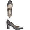 Pura Lopez Damen Pumps, Gr. 36, schwarz, Leder