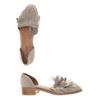 Jeffrey Campbell Damen Halbschuh, Gr. 39, grau, Leder