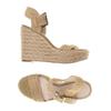 Stuart Weitzman Damen Sandale, Gr. 38.5, beige, kein Etikett