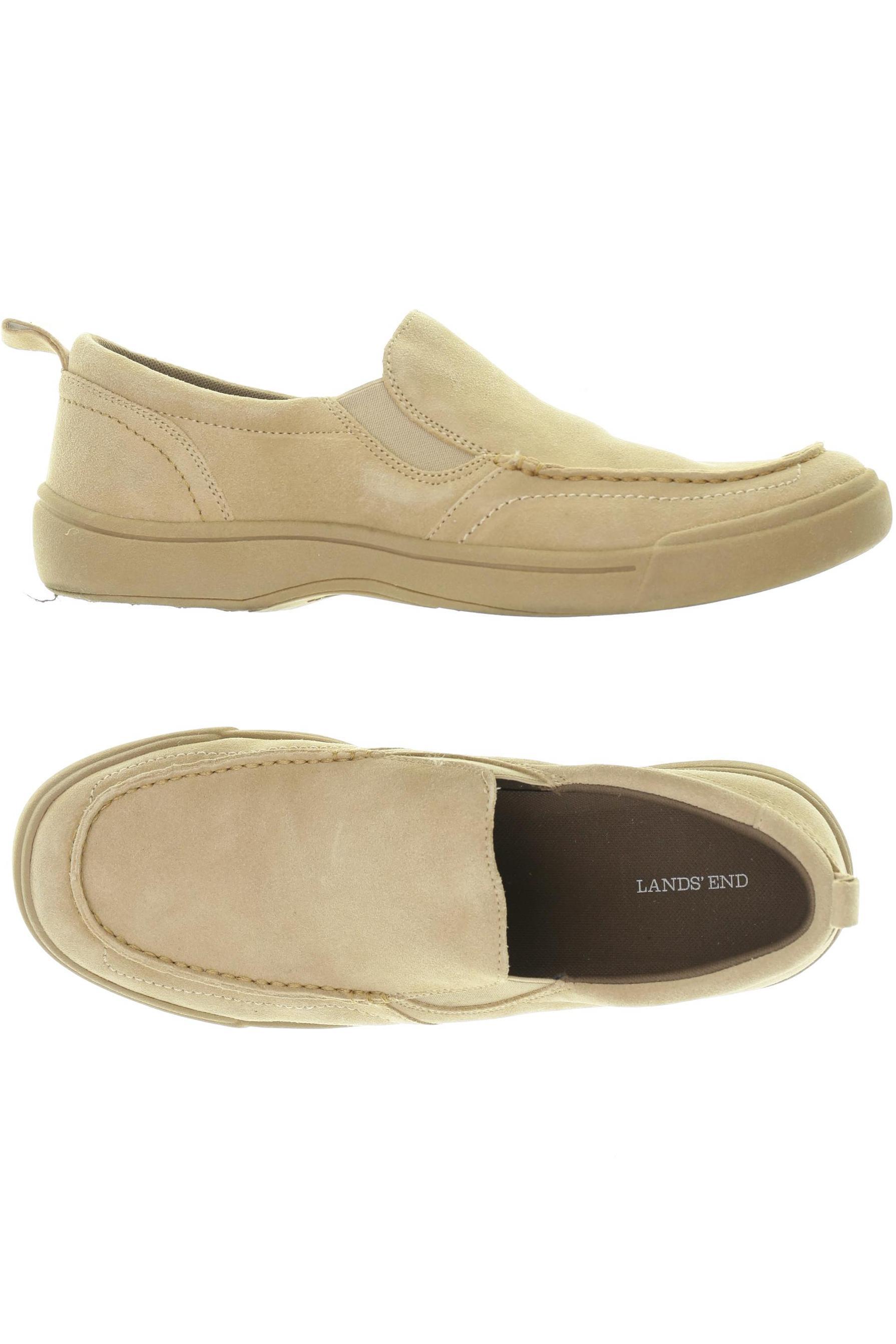 Lands End Herren Halbschuh, Gr. 43, beige, Leder Image