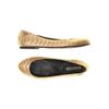 Karl by Karl Lagerfeld Damen Ballerinas, Gr. 38, orange, Leder