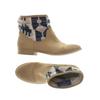 Roxy Damen Stiefelette, Gr. 38, beige, Kunstleder, Leder