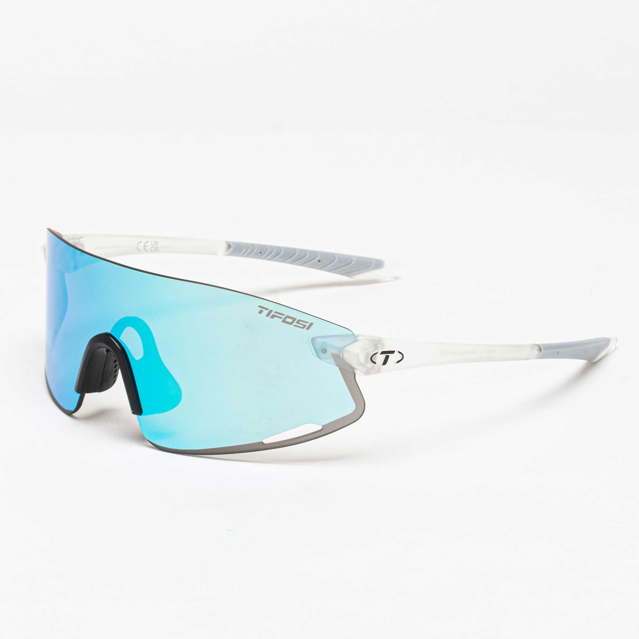 Tifosi Vogel XC Sunglasses Sunglasses Satin Clear (Sky Blue Mirror)
