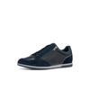 Sneaker GEOX "U RENAN", Herren, Gr. 44, blau (navy), Glattleder, Textil, Synthetik, casual, Schuhe, Schnürschuh, Freizeitschuh mit Geox Spezial Membrane