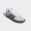 Sneaker ADIDAS SPORTSWEAR "VL COURT 3.0", Gr. 43, schwarz-weiß (cloud weiß, core schwarz, grau one), Textil, Leder, sportlich, Schuhe, Design auf den Spuren des adidas Samba