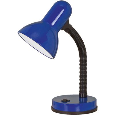 EGLO Tischleuchte "BASIC", blau, H:30cm Ø:12,5cm, Lampen, Ø12,5 x H30 cm / exkl. 1 x E27 (je max. 40W) / Wippschalter, Schreibtischlampe Image