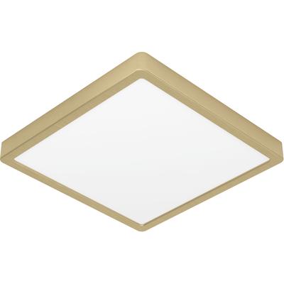 EGLO Deckenleuchte "FUEVA 5", grau (messingfarben), H: 2,80cm, Lampen, Deckenleuchte in messing aus Stahl - 20,5W - Warmweiß Image