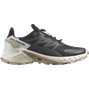 Laufschuh SALOMON "SUPERCROSS 4", Gr. 48, schwarz, vanilla ice, weiß pepper, Textil, Synthetik, sportlich, Schuhe