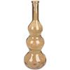 Bodenvase GILDE "Bodenvase bauchig "Balleros" braun", braun, B:26,5cm H:75cm T:26,5cm Ø:26,5cm, Glas, Vasen