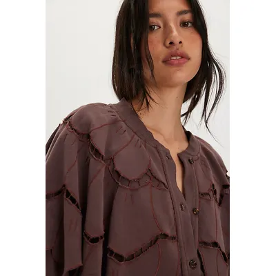 Fluttercape Sweatshirt at Free People in Double Espresso, Size: XL