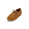 Bootsschuh MARC O'POLO "aus langhaarigem Veloursleder", Damen, Gr. 41, braun (caramel), Obermaterial: 100% Leder (Rind), unifarben, Schuhe