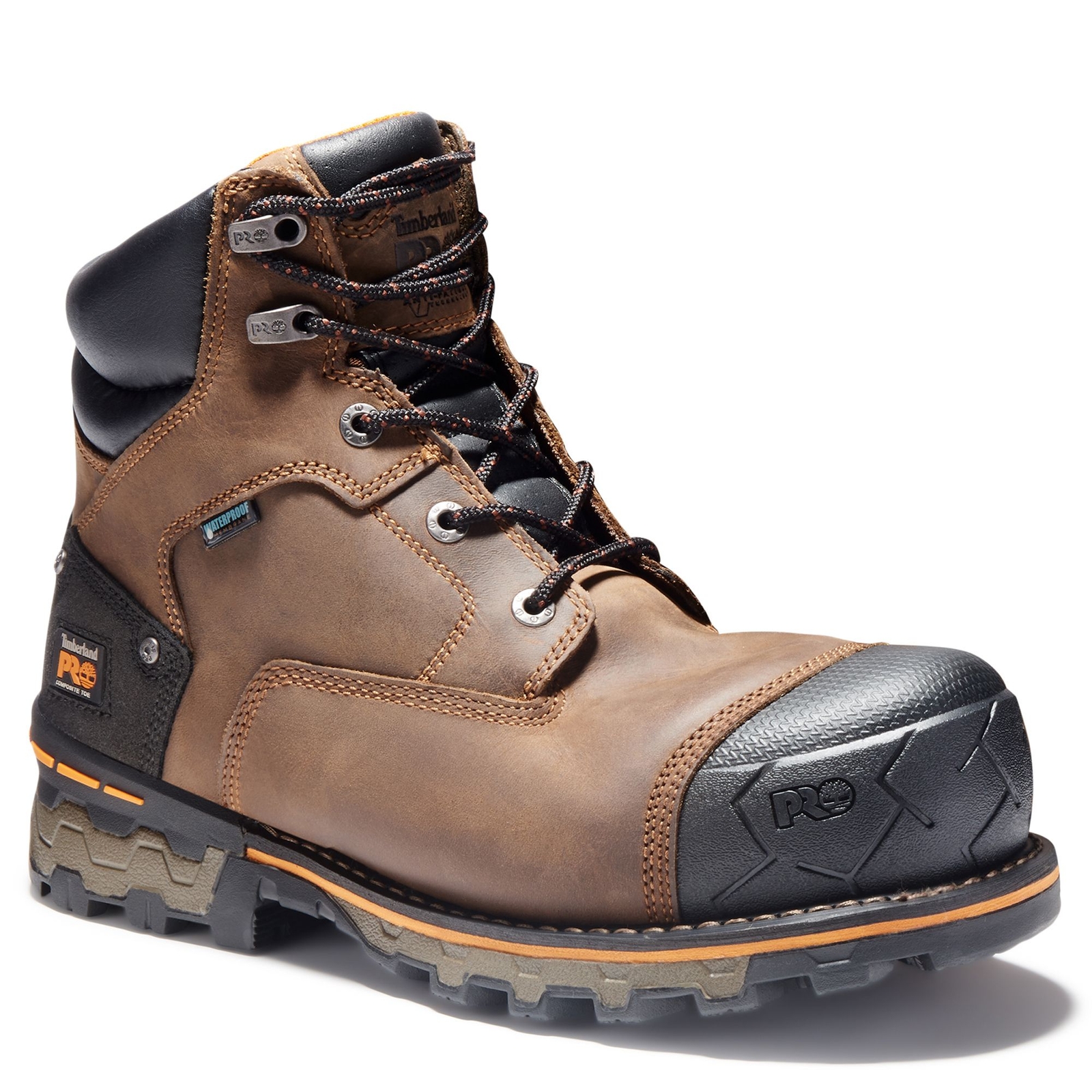 Timberland Pro Boondock 6" CT WP - Mens 11.5 Brown Boot W