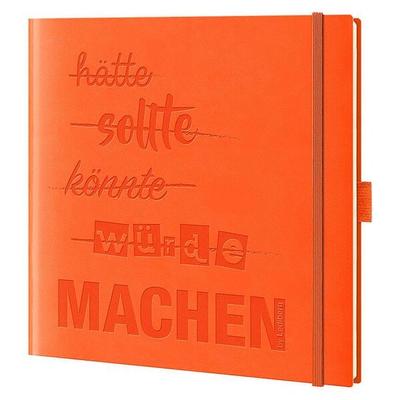 Lediberg Notizbuch »'MACHEN'« kariert Sonderformat 240 Seiten Image