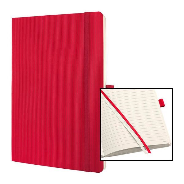 Sigel Notizbuch »Conceptum®« liniert A5 194 Seiten rot rot