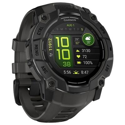 GARMIN Smartwatch GARMIN Instinct 3 AMOLED 50 mm schwarz schwarz