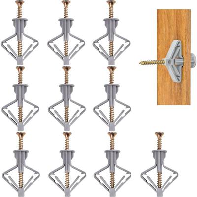 60 Stück Hohlraumdübel Set, Trockenbau Dübel Und Spreizdübel, Gipskartondübel Dübel für Image