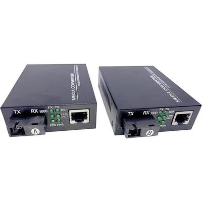 2er-Set Glasfaser-Ethernet-Konverter – sc Monomode, 1x SFP-Port + 1x RJ45-Port, bis zu 20 km, Image