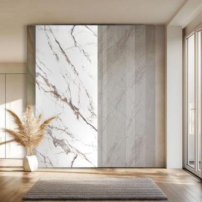Wandpaneele xxl Granit-/ Marmoroptik 280x122cm Wandverkleidung glänzend: 2002, Musterstück - Hexim Image