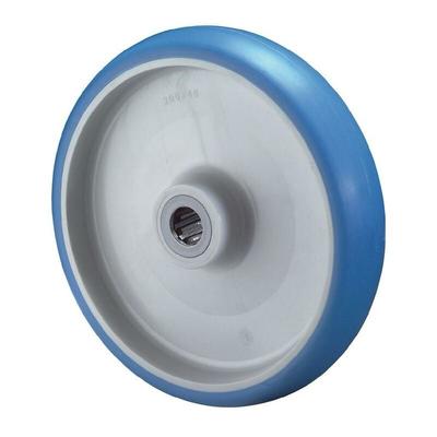 Ersatzrad Rad-Ø 80 mm Tragfähigkeit 100 kg Polyurethan, blau Achs-Ø 12 mm Nabenlänge 40 mm Image