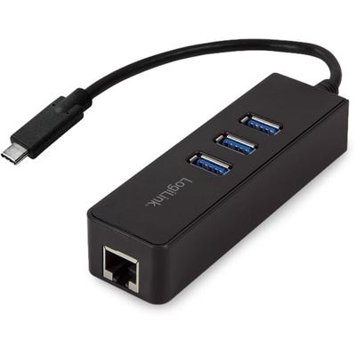 Logilink - usb-c Ethernet-Adapter UA0283, USB-Switch, 3-port Image