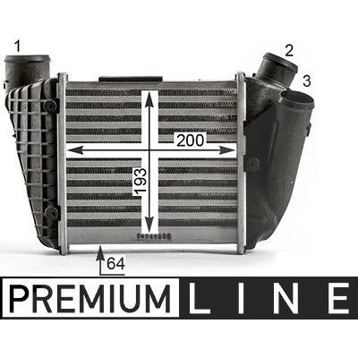 Mahle Ladeluftkühler [Hersteller-Nr. CI429000P] für Audi Image