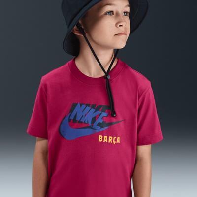 Barcelona Nike Futura T-Shirt - Rot - Kinder Image