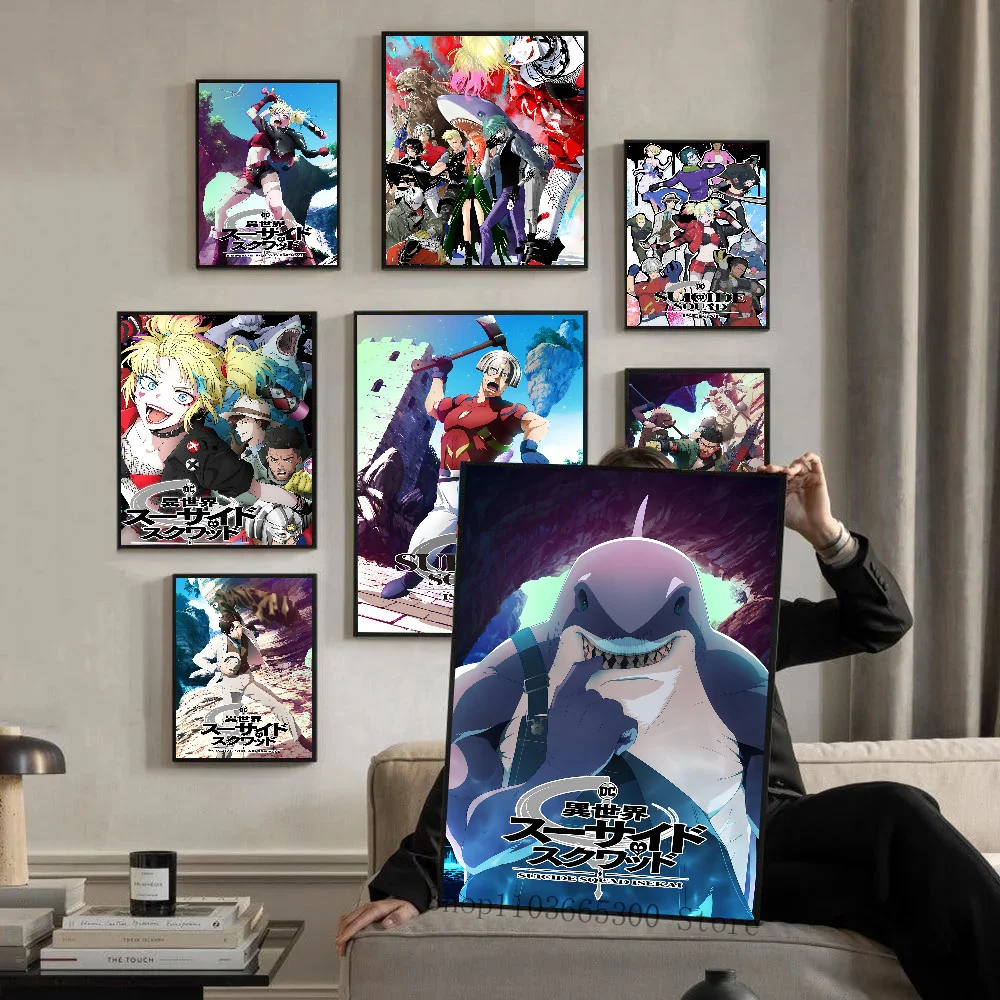 1pc Selbstmord kommando isekai Poster Papier drucken nach Hause Wohnzimmer Schlafzimmer Eingang Bar Restaurant Café Kunst Malerei Dekoration Image