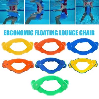 Water Recliner 3-in-1 Float-N-Fold Water Chair Foam Lounger Chair Adult Floating Pool Noodle For Pool Beach Lake Summer Party