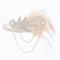 Damen-Stirnband im Stil der 1920er-Jahre im Gatsby-Stil mit Flapper-Motiv – Haar-Accessoire mit Strass-Feder und Ketten für Partys im Retro-Stil und Veranstaltungen im Stil der Goldenen Zwanziger