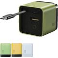 Caricabatterie gan 3 in 1, modulo di carica rapida scalabile da 80 W max con cavo di tipo C e 2 porte USB, per iPhone, telefono e laptop