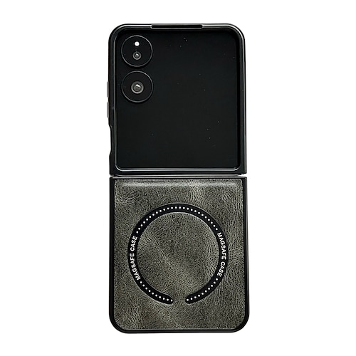 Handy Hülle Handyhüllen Für Samsung Galaxy Z Flip 7 Z Flip 6 Z Flip 5 Z Flip 4 Z Flip 3 Rückseite Magnetisch Stoßfest Retro TPU PU-Leder Image