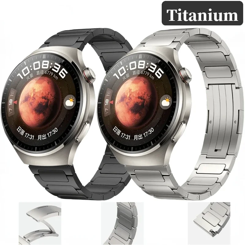 22 mm Titanlegierungsarmband für Huawei Watch 4/3 GT4-3-2 Pro, leichtes Edelstahlarmband, Amazfit GTR 4/Stratos Gürtel Image