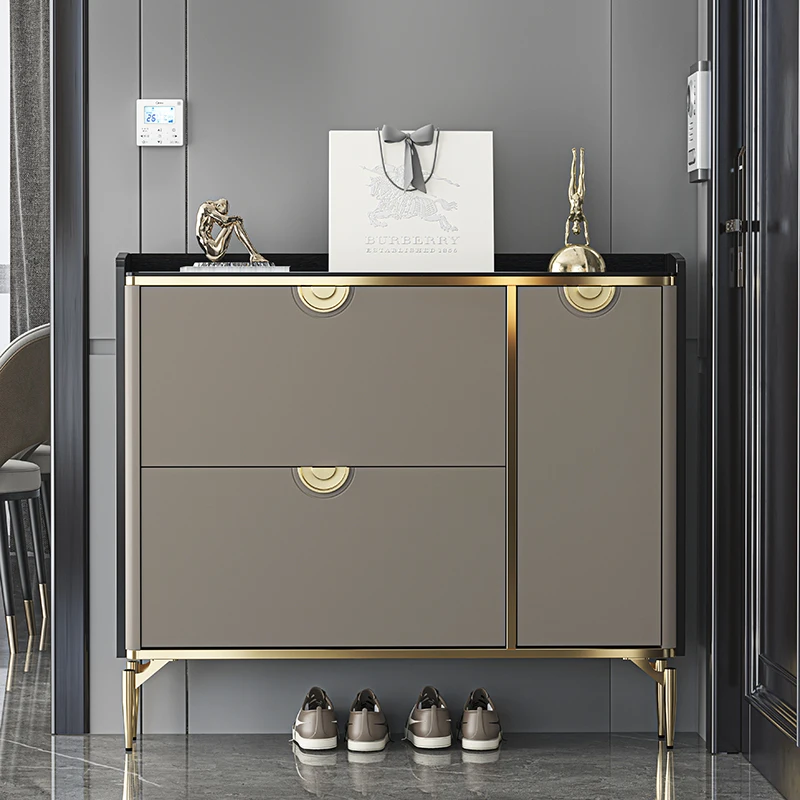 Luxus Nordic Schuh Schrank Organizer Lagerung Mobile Display Beedroom Schuh Regal College Wohnheim Essentials Zapatero Salon Möbel