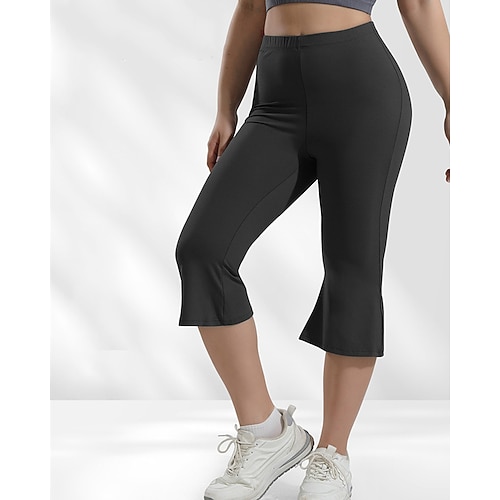 Damen Caprihose Leggings Gemütliche Leggings Streetwear Lässig Wadenlang Hohe Taille Leopard Elastischer Bund Druck Atmungsaktivität Dehnbar Urlaub Straße Alltagskleidung Schwarz Kaffee Grau Herbst Image