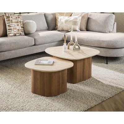 designline »Romano« Couchtisch 2er-Set Kiesel Image