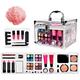 Professional Makeup Kit,Portable Makeup Pack - Contour Palette Eyeshadow With Cases For Travel Theater Stage Daily Halloween Bridal Tween