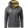 Softshelljacke LPO "ELLIOT PEAK II MEN", Herren, Gr. M (50), grau (anthrazit), 96% Polyester; 4% Elasthan, sportlich, Langarm mit Gummizug, Jacken, auch in Großen Größen erhältlich