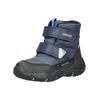 Stiefelette GEOX "Geox Stiefelette Lederimitat/Nylon", Kinder, Gr. 24, blau (navy), Lederimitat, Textil, casual, Schuhe
