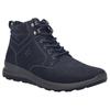 Winterboots JOSEF SEIBEL "Marley 53", Herren, Gr. 47, blau (dunkelblau), Nubukleder, Veloursleder, casual, Schuhe, Schnürboots, Trekkingschuh in Weite G