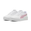 Sneaker PUMA "CARINA 3.0 SPACE BELLE PS", Gr. 34, puma weiß, pinkscape, Synthetik, sportlich, Schuhe