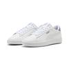 Sneaker PUMA "SMASH 3.0 L", Gr. 38,5, puma weiß, silber mist, plum jam, unifarben, sportlich, Schuhe