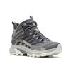 Wanderschuh MERRELL "MOAB SPEED 2 MID GORE-TEX", Gr. 44, grau (asphalt), Synthetik, sportlich, Schuhe, wasserdicht