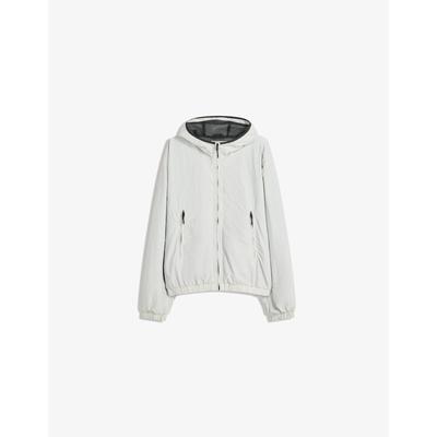 Bershka Hooded Technical Jacket Men Xs Stone