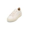 Sneaker MARC O'POLO "aus hochwertigem Rindleder", Damen, Gr. 41, weiß (sanftes weiß), Obermaterial: 100% Leder (Rind), unifarben, Schuhe