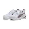 Sneaker PUMA "MILENIO TECH 2000", Gr. 41, puma weiß, plum jam, puma silber, Textil, unifarben, sportlich, Schuhe
