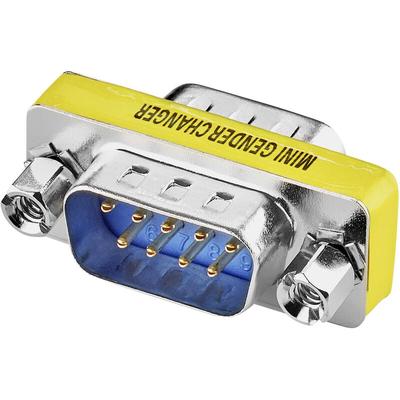Renkforce - Seriell Adapter [1x D-SUB-Stecker 9pol. - 1x D-SUB-Stecker 9pol.] Gelb Image