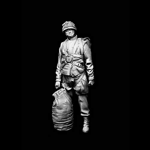 FCBEL 1/16 120mm British Paratrooper Resin Soldier Model with Military Theme of World War II, unassembled and uncoated uncolored Model kit / Y0968