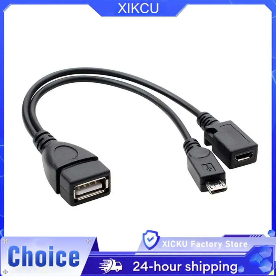 NEUES 2-in-1-OTG-Kabel als Ersatz für Fire Stick 4K, kompatibel mit Android Phone Tablet Micro USB Host mit Micro USB Power Image