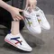 2025 Women's White Running Shoes Colorblock Athletic Sneakers Breathable Sole Minimalist Campus/Casual Fashion Student Footwear
